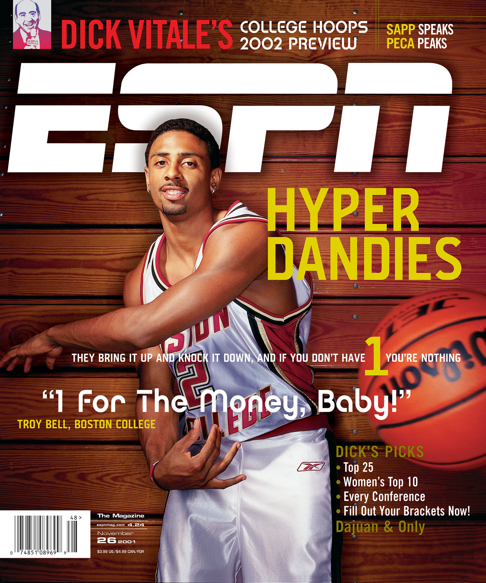 ESPN The Magazine Covers ESPN The Magazine 2001 Covers ESPN