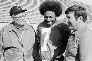 Woody Hayes, Cornelius Greene, George Chaump