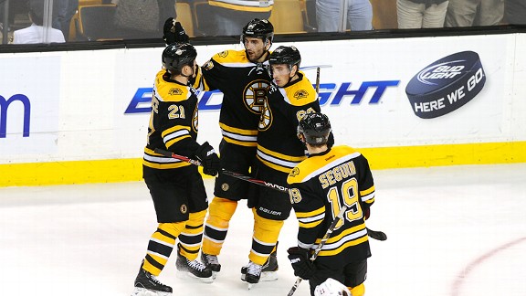 Boston Bruins celebrate