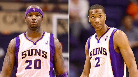 Jermaine O'Neal and Wesley Johnson 