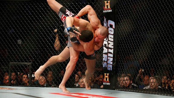 Nick Diaz and Georges St-Pierre