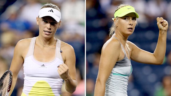 Caroline Wozniacki and Maria Sharapova