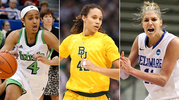 Skylar Diggins, Brittney Griner & Elena Delle Donne
