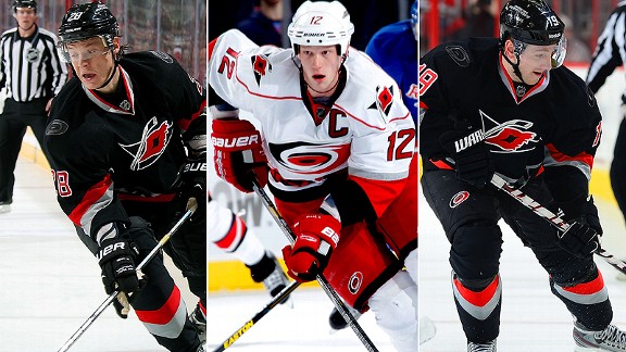 Alexander Semin/Eric Staal/Jiri Tlusty