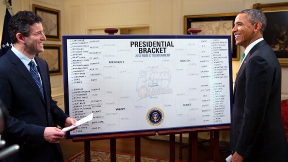 President Barack Obama and Andy Katz