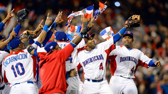 Dominican Republic winning the World Baseball Classic