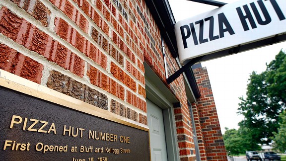 The original Pizza Hut restaurant at Wichita State University