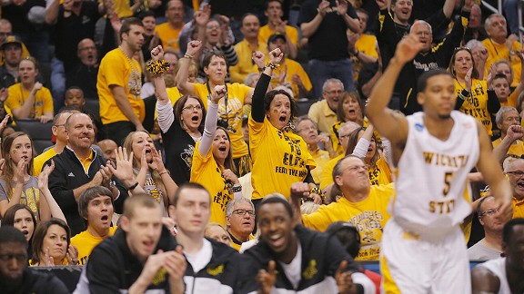 Wichita State Shockers fans at the NCAA tournament