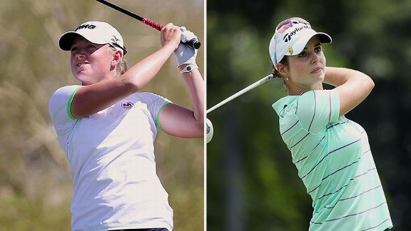 Stacy Lewis and Beatriz Recari