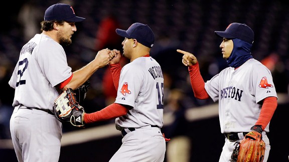 Shane Victorino, Joel Hanrahan, Jose Iglesias