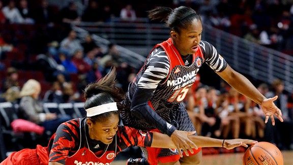 Kaela Davis and Linnae Harper