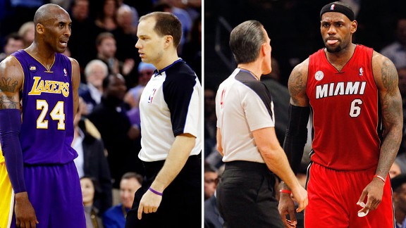 Kobe Bryant, LeBron James
