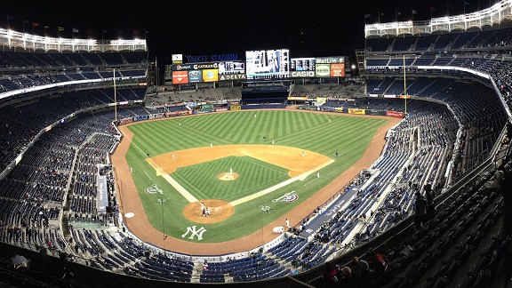Empty Yankee Stadium