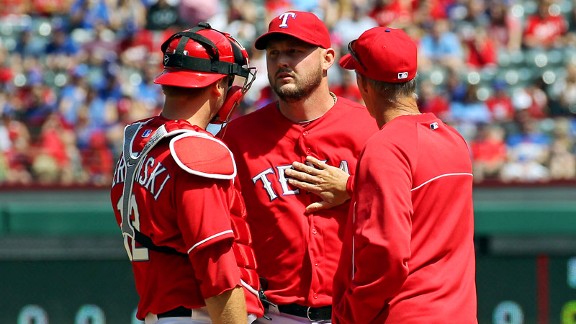 Matt Harrison, A.J. Pierzynski, Mike Maddux