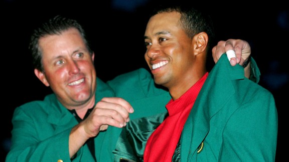 Phil Mickelson y Tiger Woods