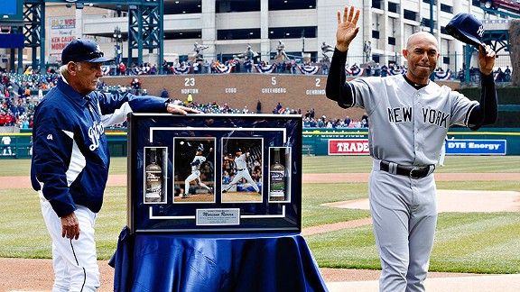 Jim Leyland and Mariano Rivera