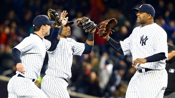 Robinson Cano, Jayson Nix, CC Sabathia