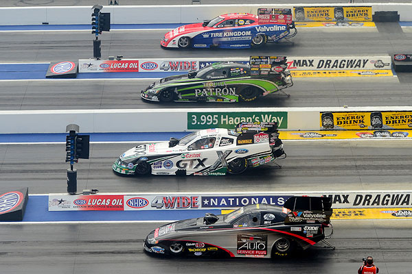 Nhra - Four-wide Fun At Zmax Dragway