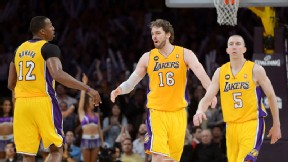 Dwight Howard, Pau Gasol, Steve Blake