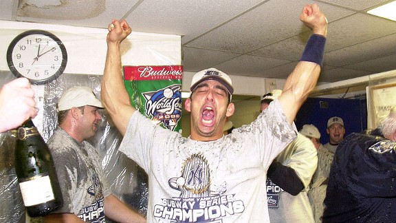 Jorge Posada of the New York Yankees