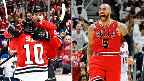 Patrick Kane and Carlos Boozer