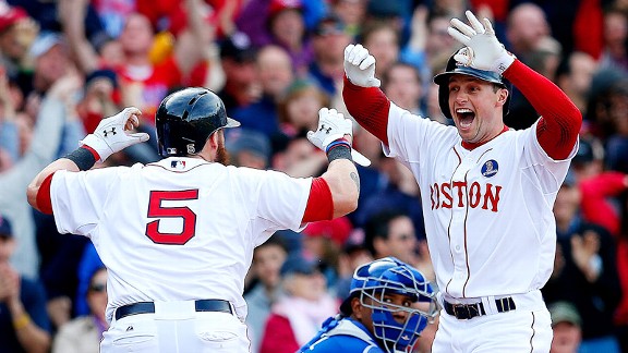 Daniel Nava, Jonny Gomes