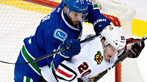 Canucks over Blackhawks
