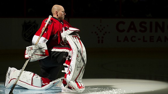 Craig Anderson Of The Ottawa Senators Of The NHL Craig Anderson Of The Ottawa Senators Of The NHL