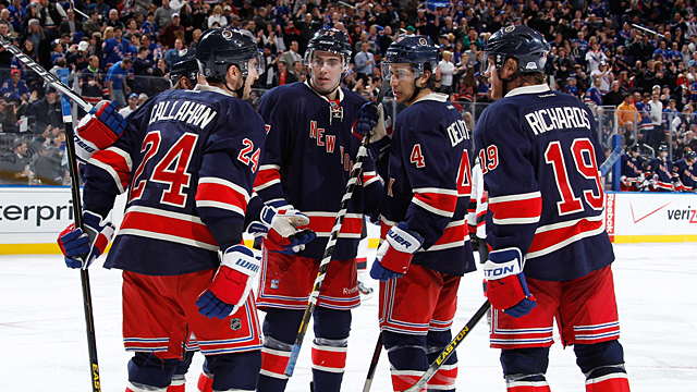 Ryan Callahan #24 of the New York Rangers