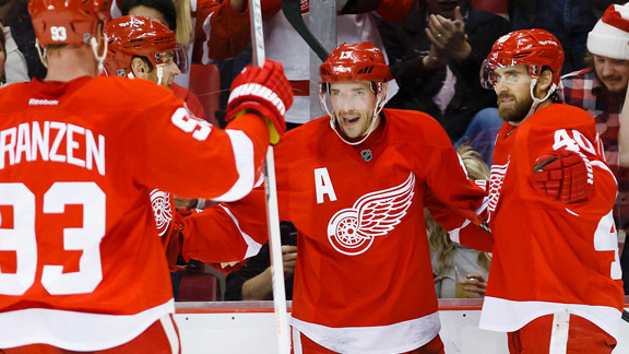 Pavel Datsyuk, Johan Franzen, Henrik Zetterberg