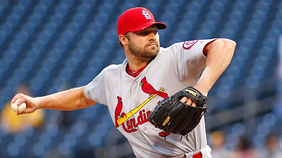 Jake Westbrook #35 of the St. Louis Cardinals