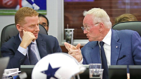 Jerry Jones and Jason Garrett