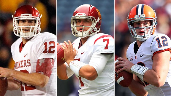 Landry Jones, Matt Barkley & Ryan Nassib