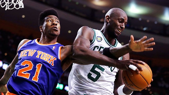 Iman Shumpert and Kevin Garnett