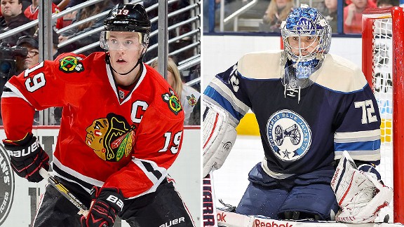 Jonathan Toews, Sergei Bobrovsky