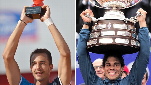 Lukas Rosol and Rafael Nadal