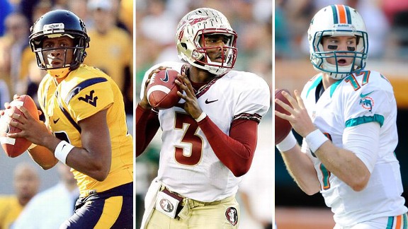 Geno Smith, EJ Manuel, Ryan Tannehill