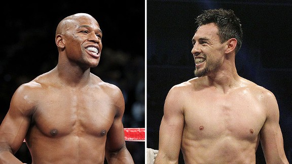 Floyd Mayweather Jr. and Robert Guerrero