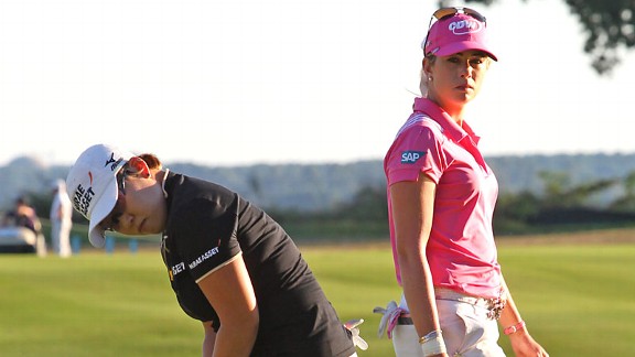 Jiyai Shin and Paula Creamer