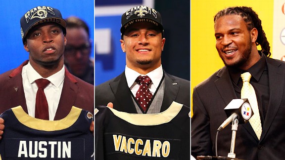 Tavon Austin, Kenny Vaccaro & Jarvis Jones