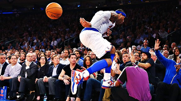 Carmelo vs Celtics