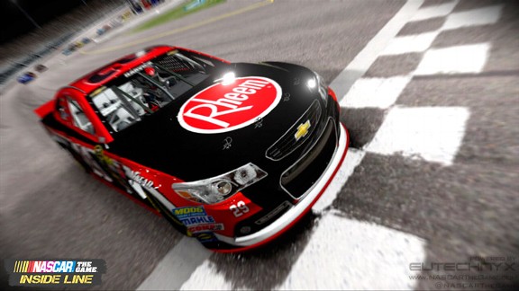 Courtesy of Activision Through downloadable content, gamers can race as Kevin Harvick in last week's Richmond race.