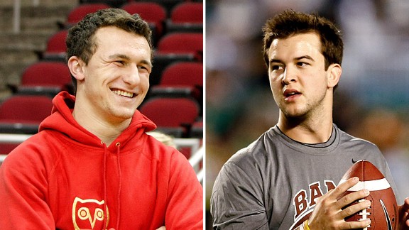 Johnny Manziel and AJ McCarron
