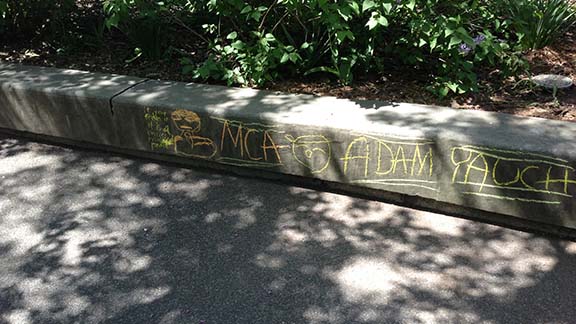Sidewalk at Adam Yauch Park