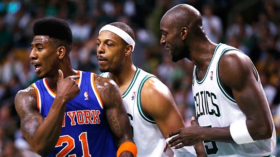 Iman Shumpert, Paul Pierce & Kevin Garnett