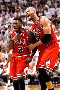 Nate Robinson and Taj Gibson