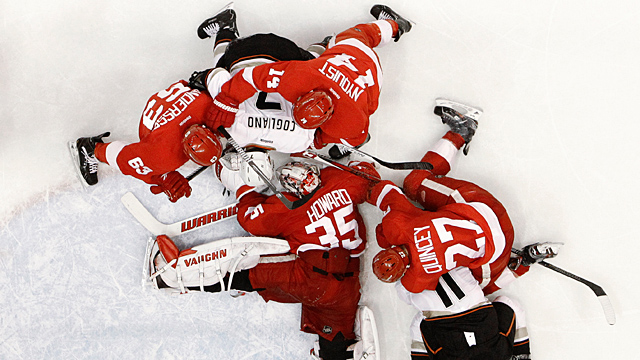 Detroit Red Wings goalie Jimmy Howard