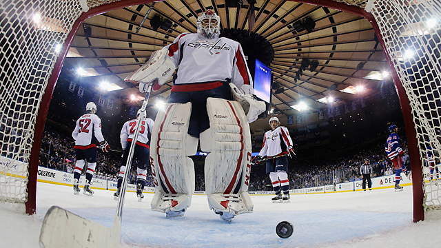 Braden Holtby #70 of the Washington Capitals