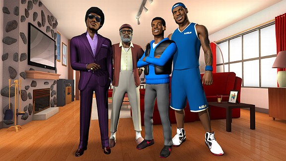 LeBrons Living Room