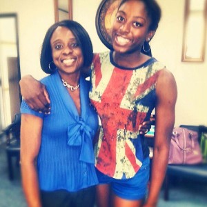 Chiney and mom